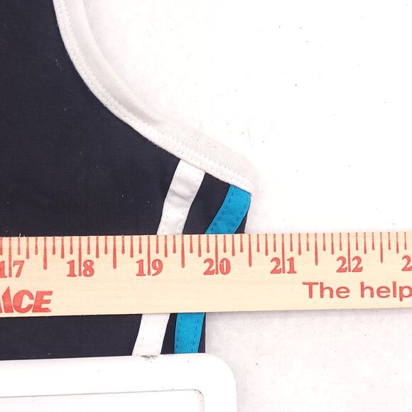 CW Sport Casual Crew Neck Sleeveless Tank Top Shirt Womens Size 1X Black White - Picture 9 of 10